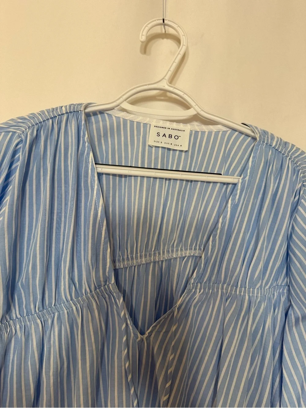 SABO Naloo Long Sleeve Maternity Tie MIni Dress Size 4